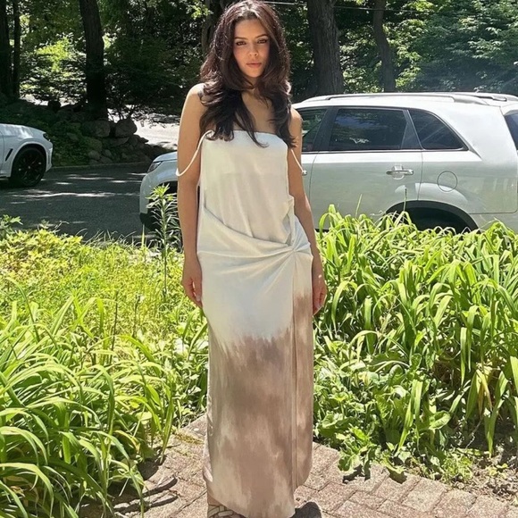 Zara draped Ombre dress Size Small NWT - Picture 13 of 13